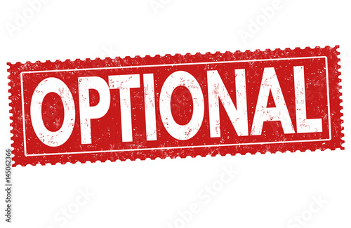 Optional sign or stamp