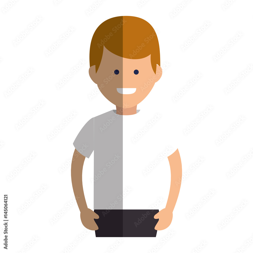 young man avatar character vector illustration design young man avatar character vector illustration design