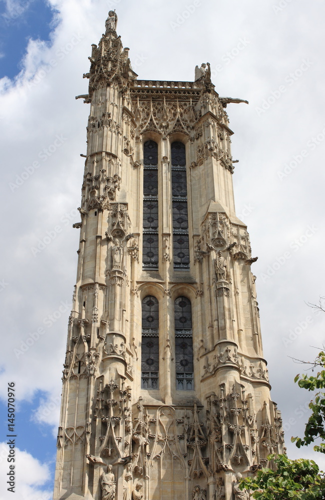 Saint-Jacques Tower in Paris, France