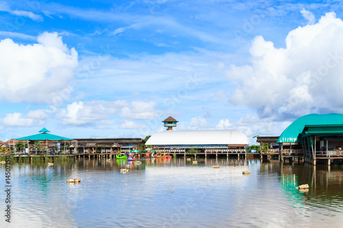 The floating market in Thailand. © Suttinun
