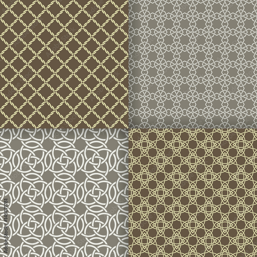 Set of vector seamless patterns Set of vector seamless patterns