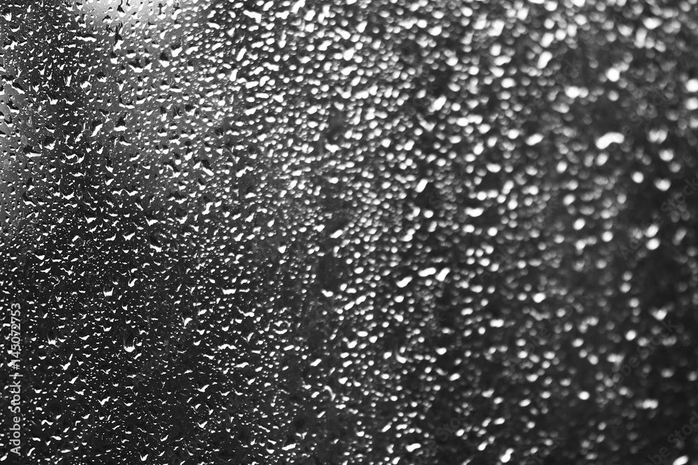 Raindrops on the glass bokeh Raindrops on the glass bokeh
