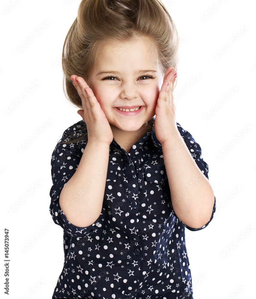 Beautiful blonde little girl Beautiful blonde little girl