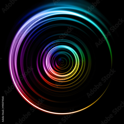 colorful half ring double flares