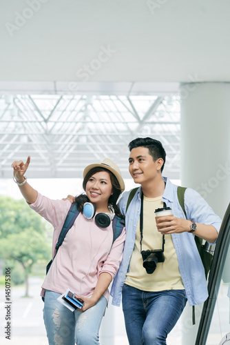 Travelling couple