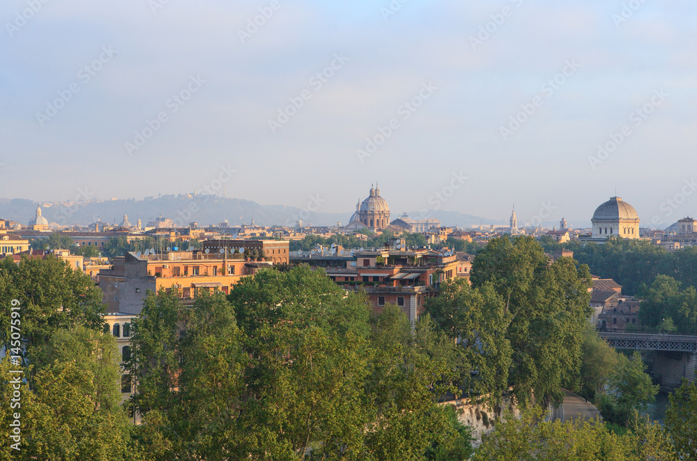 Early morning in Rome, Italy 
