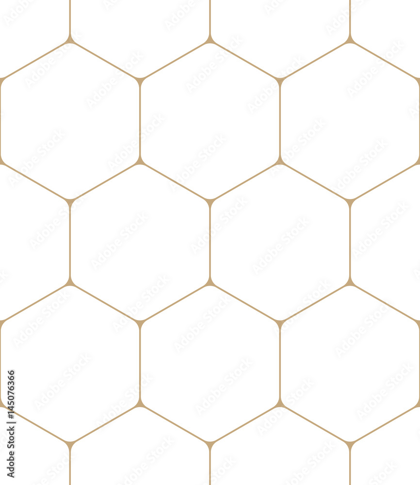Obraz premium geometric hexagon minimal grid graphic pattern background