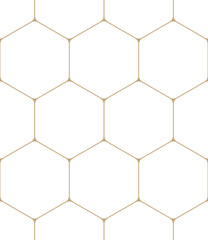 Crédence de cuisine Hexagone patrons Grille hexagonale graphique minimaliste  © sunspire