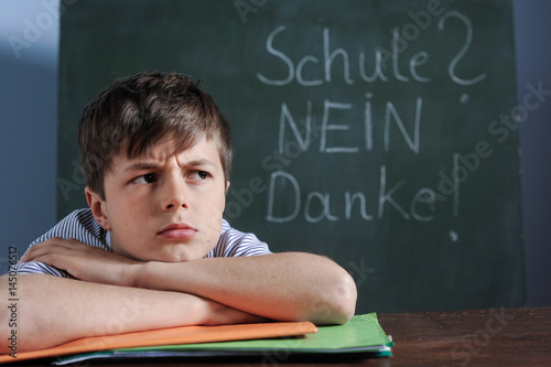 Schule nein Danke, Schüler verweigert sich photo