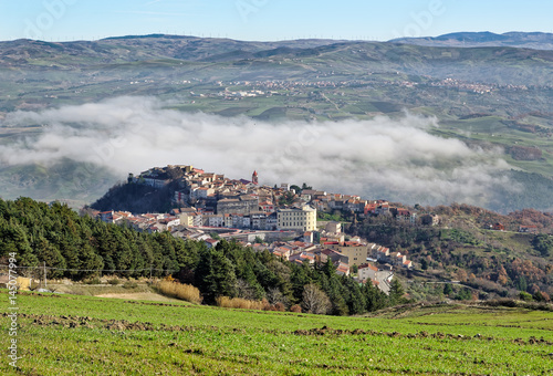 Panoramic view of Castelvetere in Val Fortore