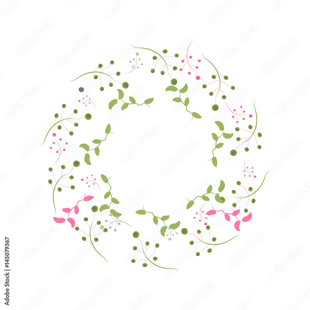 wreath. Perfect for invitations, greeting cards, quotes, blogs, Wedding Frames, posters and more,