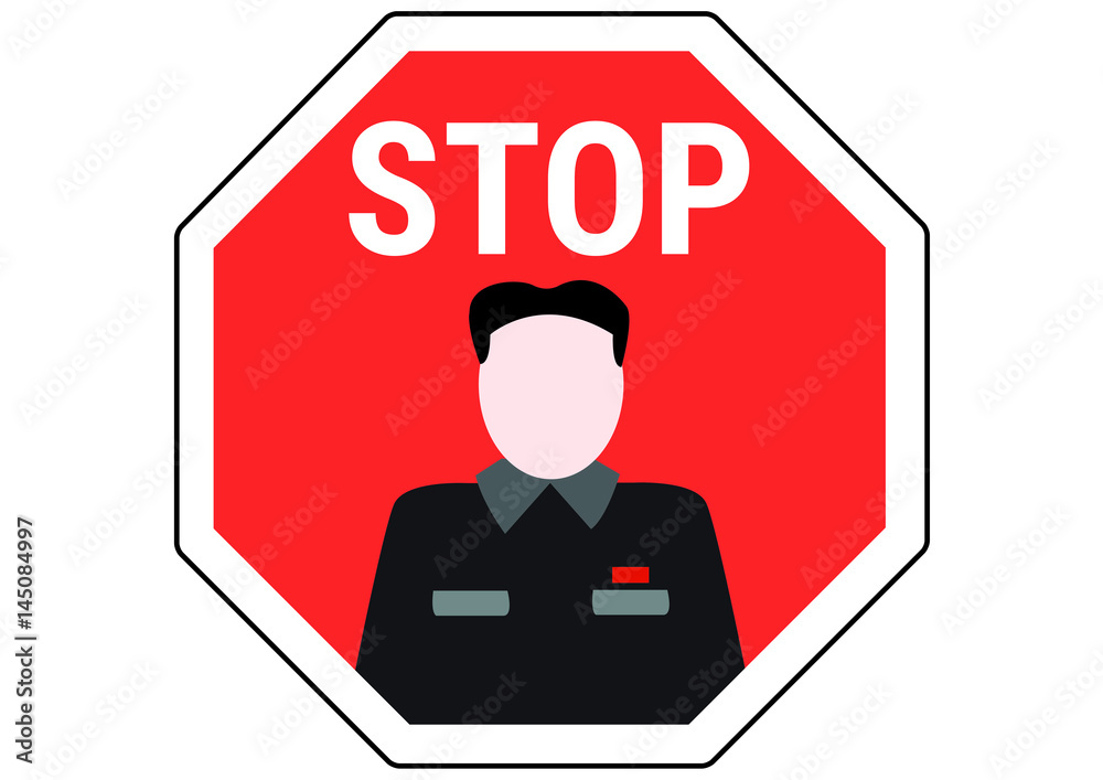 Schild Stop Diktatoren Schild Stop Diktatoren