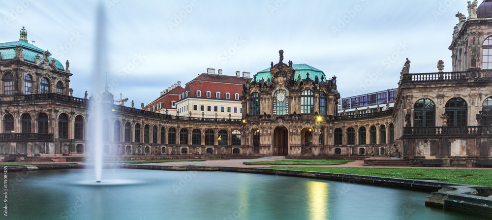 DRESDEN, GERMANY - 17 JUNE, 2015: Zwinger museum in Dresden, Germany on 17 JUNE, 2015