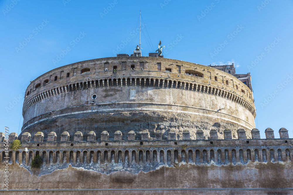 Castle of Sant Angelo in Rome, Italy