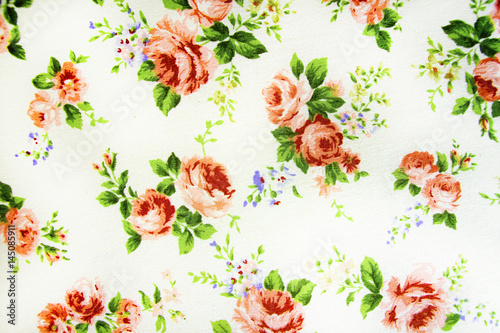 vintage floral fabric © Saichol