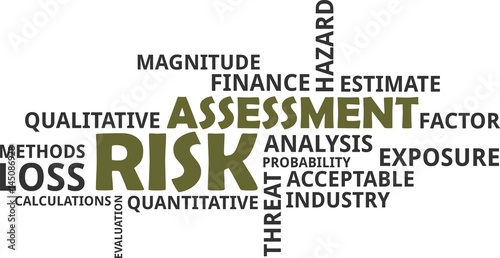 word cloud - risk assessment