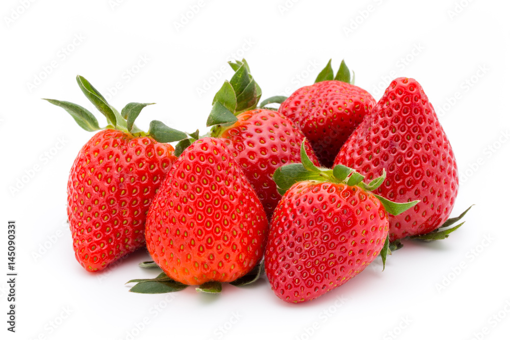Strawberry isolated on white background. Fresh berry. Strawberry isolated on white background. Fresh berry.