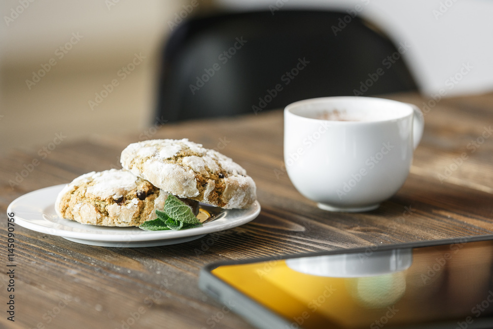 Ginger cookies. Coffe break Ginger cookies. Coffe break