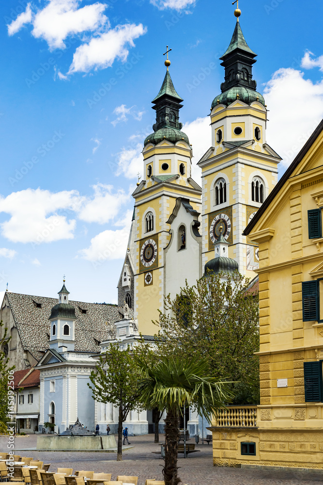 Fototapeta premium Cathedral in Bressanone, South Tyrol Italy