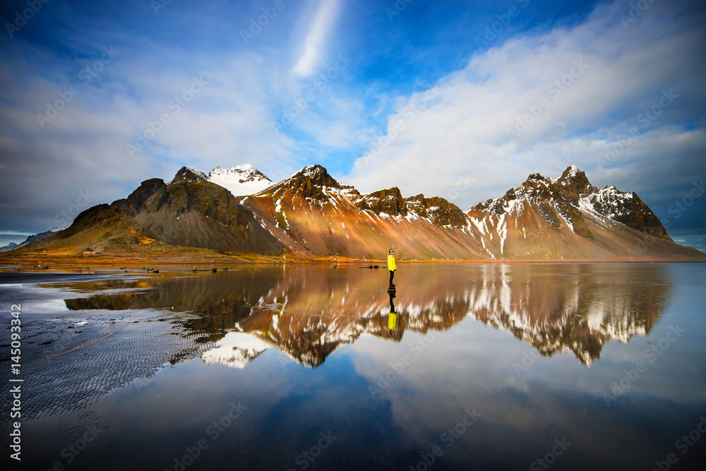 Obraz premium Mountains, Iceland
