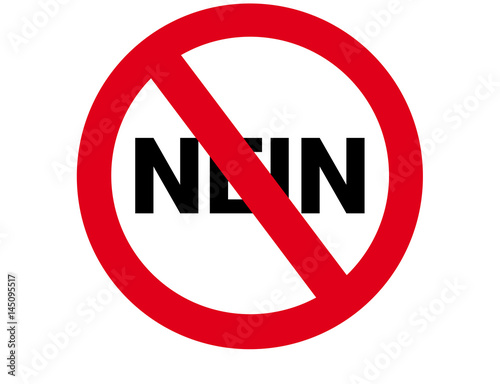Free Download  Schild Nein verboten - GFXLoad