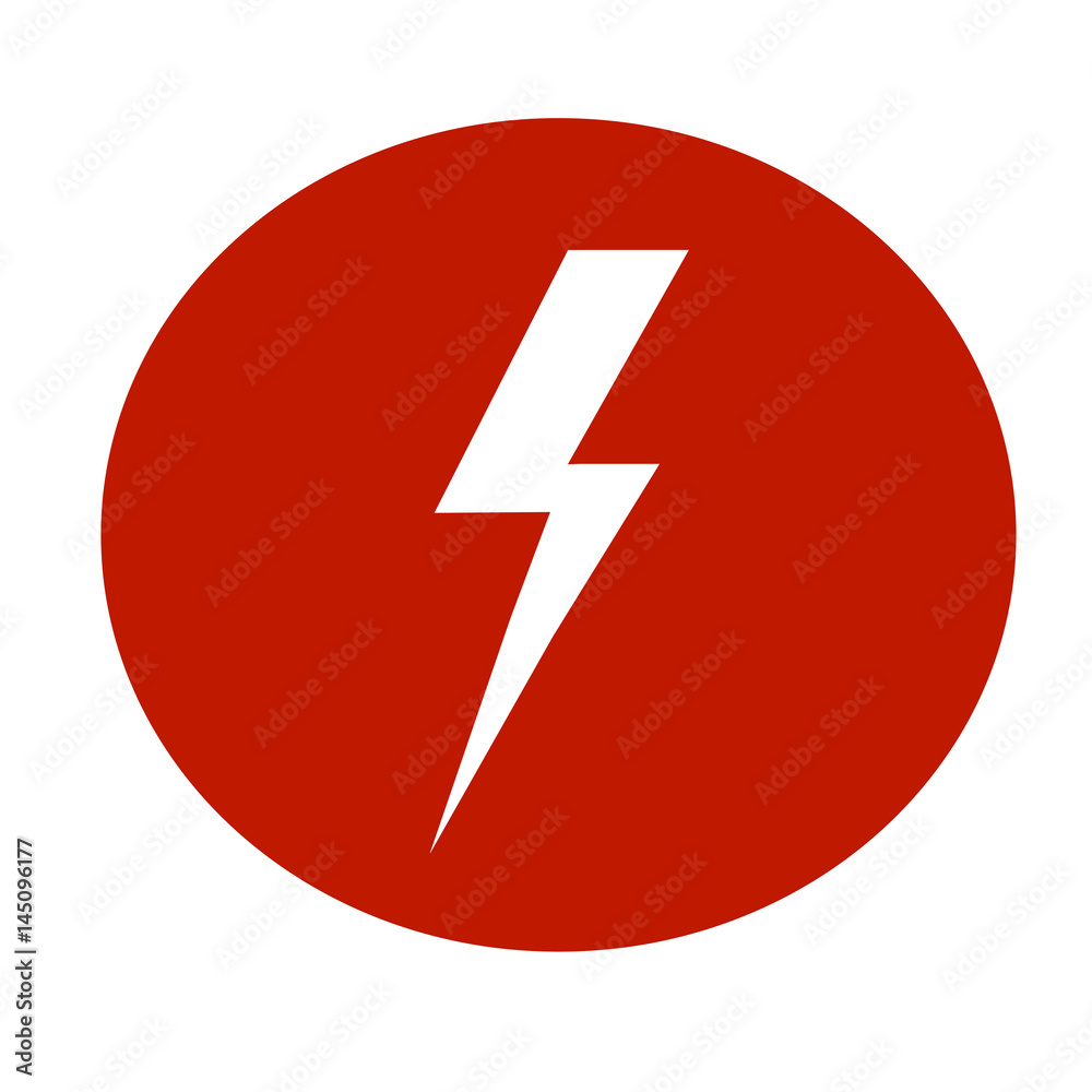 Bolt flat icon. Bolt flat icon.