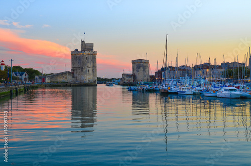 Coucher de soleil sur La Rochelle