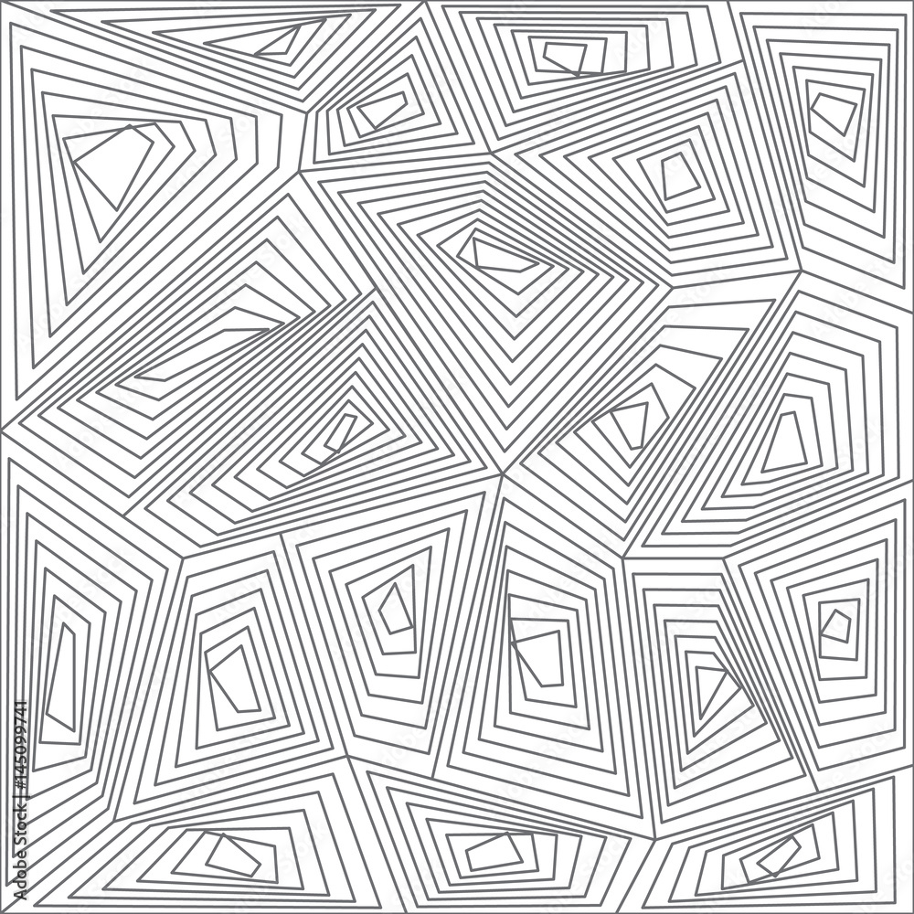 Abstract Vector Geometry Pattern. Decorative Texture Illustration.