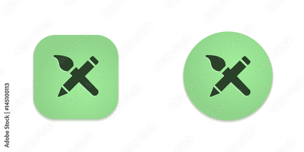 Vector Green Web Buttons Vector Green Web Buttons