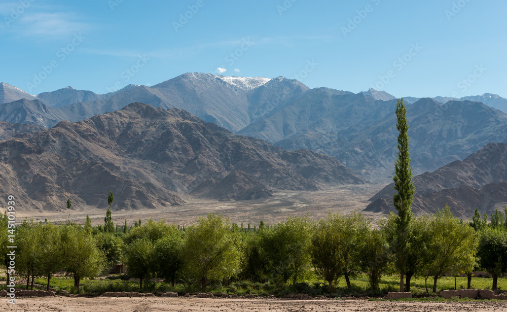 View of Mountain Range Landscape, Leh Ladakh , India View of Mountain Range Landscape, Leh Ladakh , India