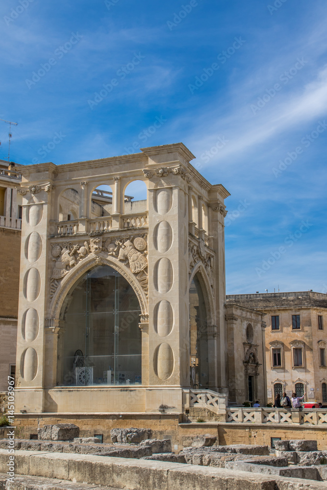 Naklejka premium Centro Storico - Altstadt von Lecce, Apulien
