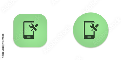 Vector Green Web Buttons