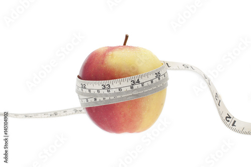 Jabłko - centymetry, pomiar miarą 