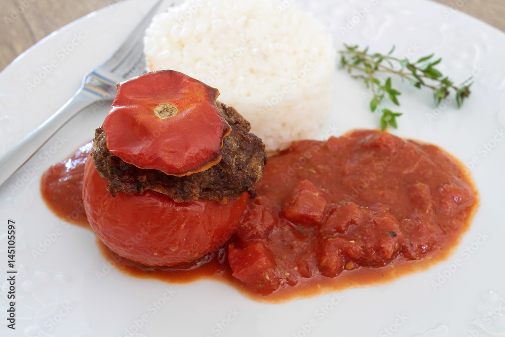 tomates farcies et riz tomates farcies et riz