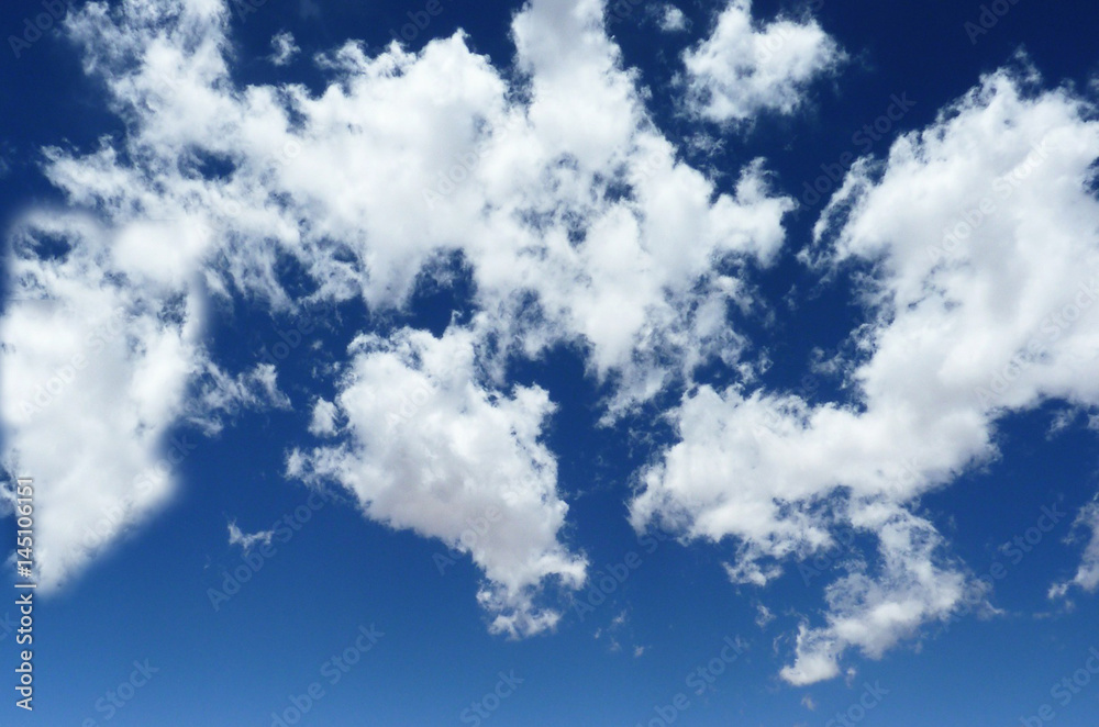 Obraz premium Sky / blue sky background with clouds / Sky with clouds