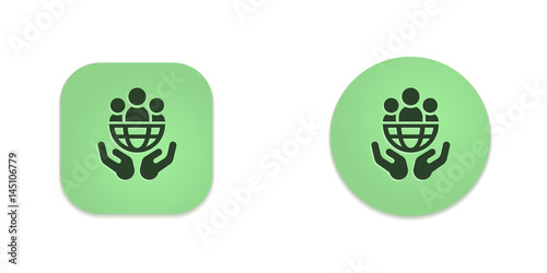 Vector Green Web Buttons
