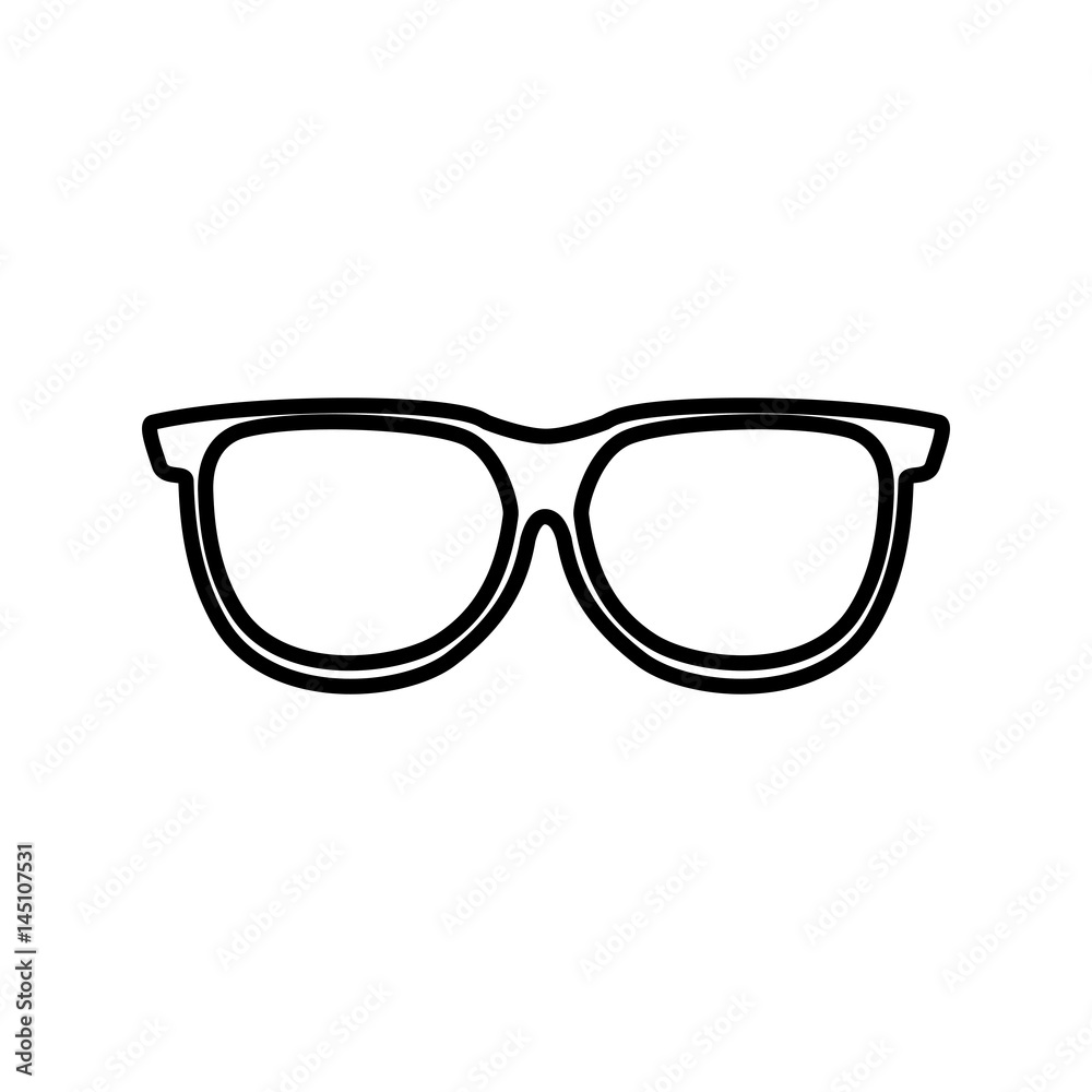 eye glass isolated icon vector illustration design eye glass isolated icon vector illustration design