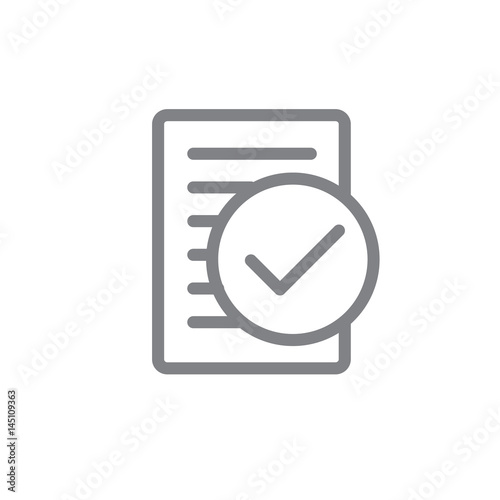 Singletasking or Monotasking icon w check mark