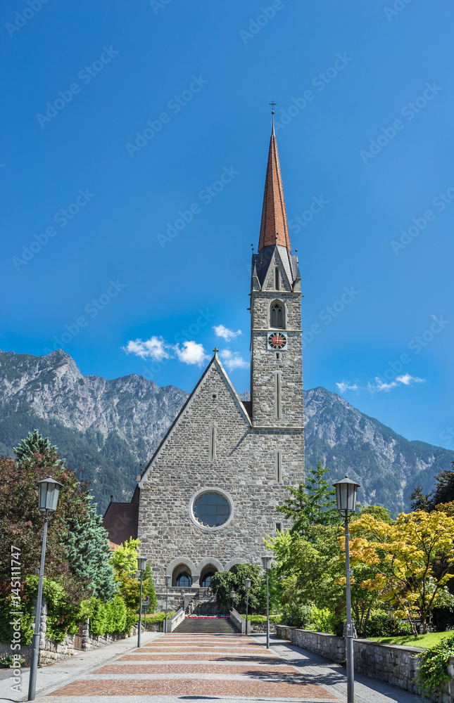 Church in Schaan Liechtestein 