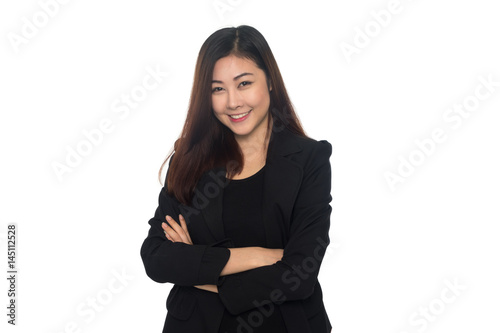 Business woman on white background © marine0014