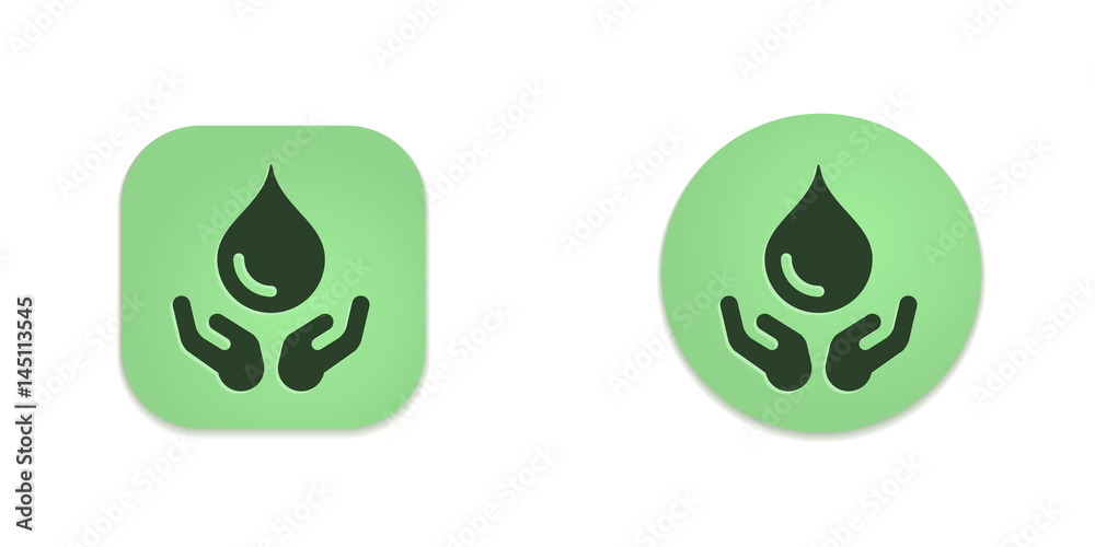 Obraz premium Vector Green Web Buttons 