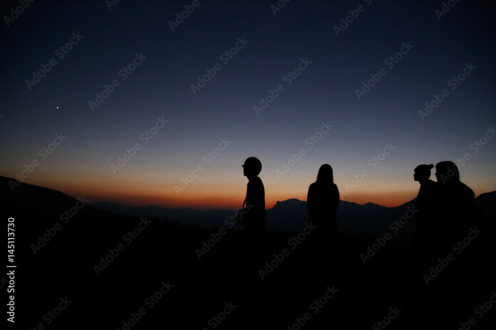 Fototapeta premium Magic Hour Silhouette