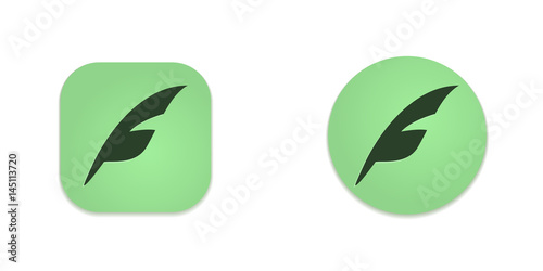 Vector Green Web Buttons
