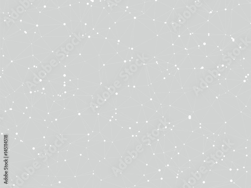 abstract gray background connecting dots