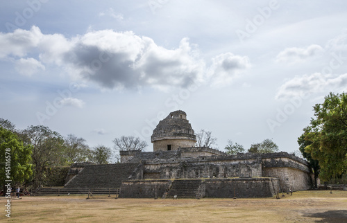 old ruins in Chizen Itza  Mexico