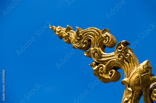 Ornate thai pattern stucco