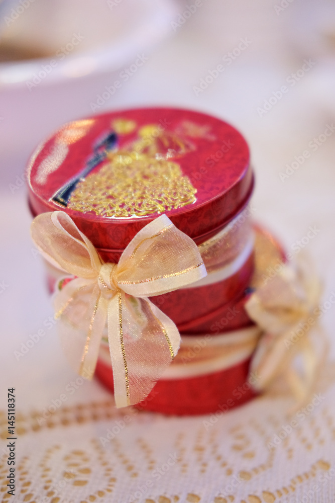Naklejka premium Thai wedding souvenir