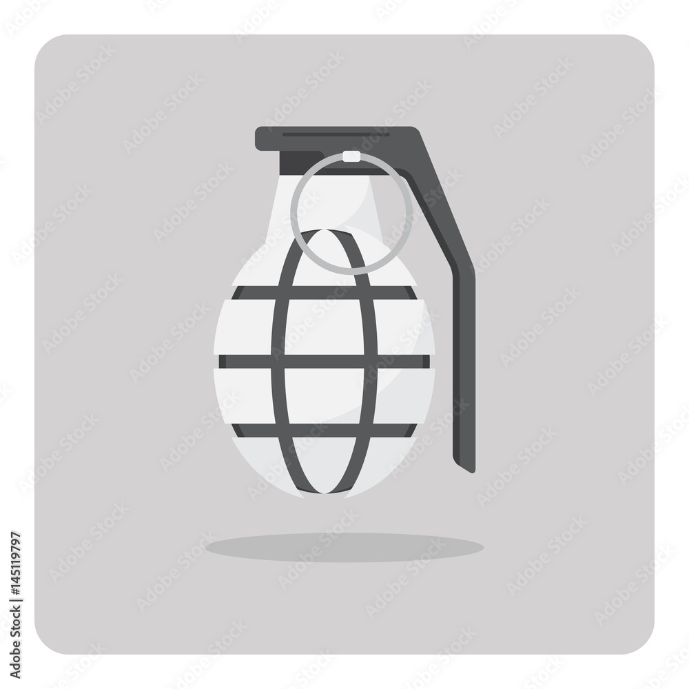 Vector of flat icon, Bomb on isolated background Vector of flat icon, Bomb on isolated background