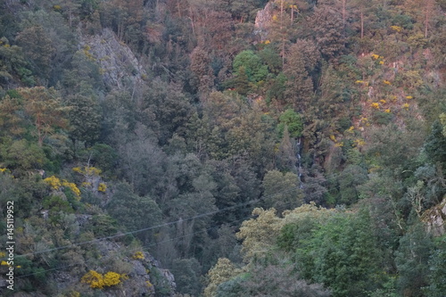 Mountains of Serra da Lousa forest. Coimbra, Portugal