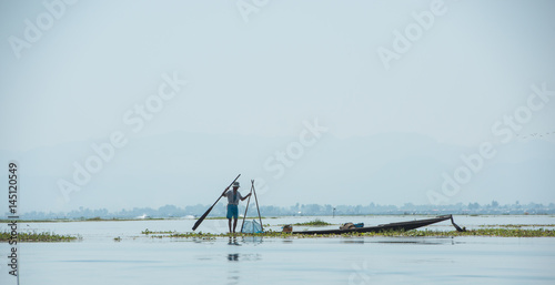 Fishermen in Inle Lake, Shan State, Myanmar © Nattawit